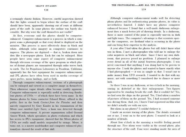 File:Silent Invasion - The Shocking Discoveries of a Ufo Researcher (1991) Pp 138-139 - by Ellen Crystall.jpg