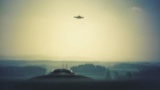 Two beamships side by side, photographed from inside a third beamship during Contact Report 027 over Berg-Rumlikon. Rumlikon in the background, Berg-Rumlikon, 25th June 1975.