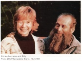 Billy and Shirley McLaine in 1981, when she visited the Center.