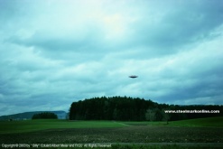 Semjase's beamship at Winkelriet, Switzerland, Europe, on 18th March 1975.