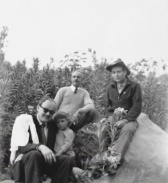 Eduard (right) in Jordan in 1963. Marcus Isa Rashid (middle) who was the co-discoverer of the Talmud Jmmanuel.