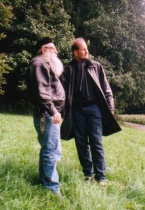 'Billy' Eduard Albert Meier and Michael Hesemann on an on-site investigation around the year 2000.[247]