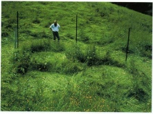 Billy standing next to a landing track on 15th May 1980.