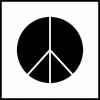 Earths peace symbol upside down represents struggling life, anti-life, death, war, anti-flourishing and holds several other denotations and connotations including based with barren manifestation. It doesn't represent peace as popularly thought.